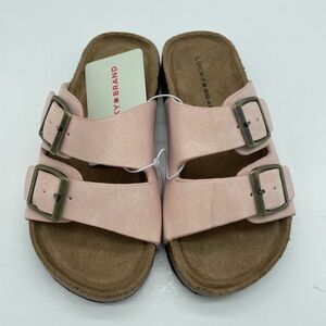 Lucky Brand Blush Double Strap Sandals
